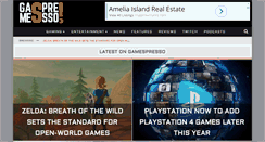 Desktop Screenshot of gamespresso.com