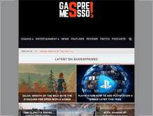 Tablet Screenshot of gamespresso.com
